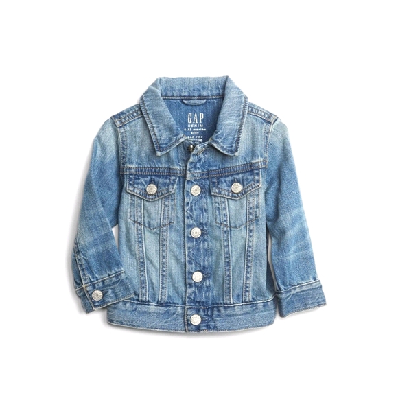 Baby Gap 100% Organic Cotton Icon Denim Jacket - Picture 5 of 11